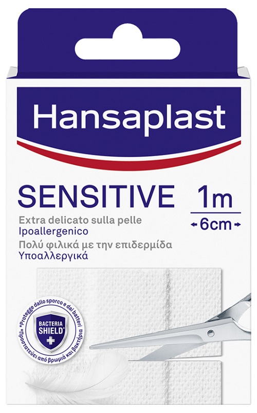 HANSAPLAST STRISCIA SENSITIVE PRETAGLIATA 1X6CM 10 PEZZI - dottorbianchi.it