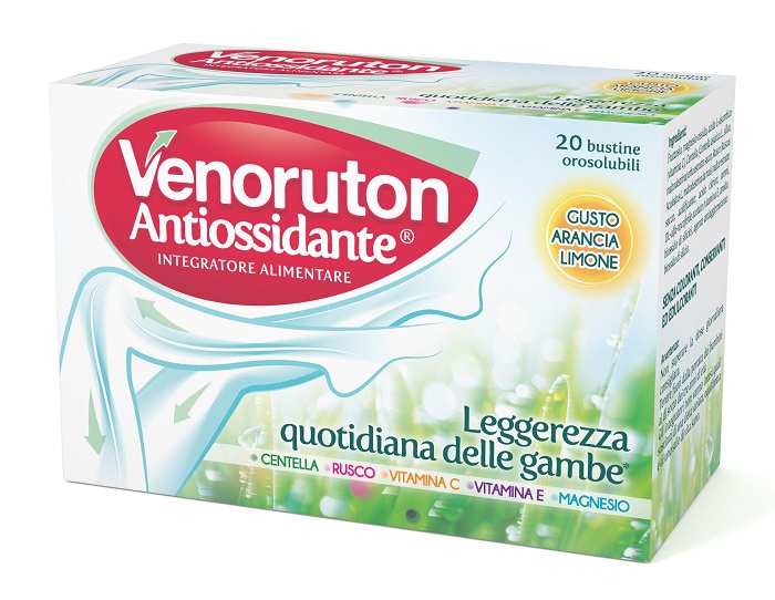 VENORUTON ANTIOSSIDANTE 20 BUSTINE OROSOLUBILI MONODOSE - dottorbianchi.it