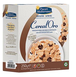 PIACERI MEDITERRANEI CEREALORO FIOCCHI RISO MAIS E CIOCCOLATO 250 G - dottorbianchi.it