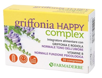 GRIFFONIA HAPPY COMPLEX 30 COMPRESSE - dottorbianchi.it