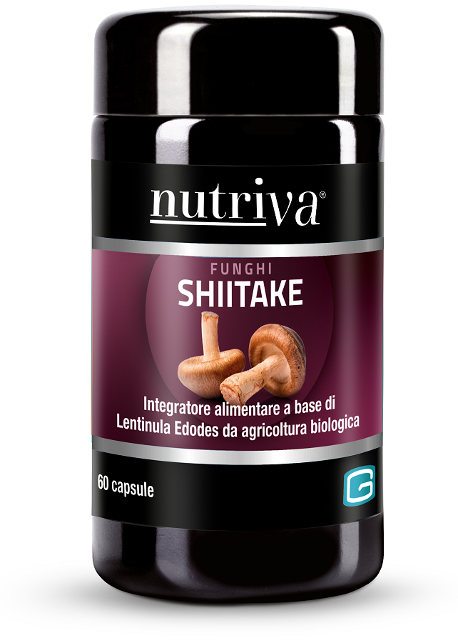 NUTRIVA SHIITAKE 60 VEGICAPSULE - dottorbianchi.it