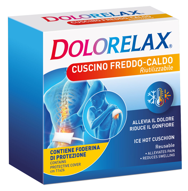 ICE HOT DOLORELAX CUSCINO RIUTILIZZABILE 11X26 CM 2 PEZZI - dottorbianchi.it
