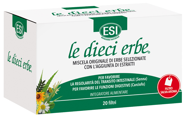 ESI LE DIECI ERBE TISANA 20 FILTRI - dottorbianchi.it