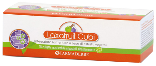 LAXAFRUIT 15 CUBETTI MASTICABILI 150 G - dottorbianchi.it