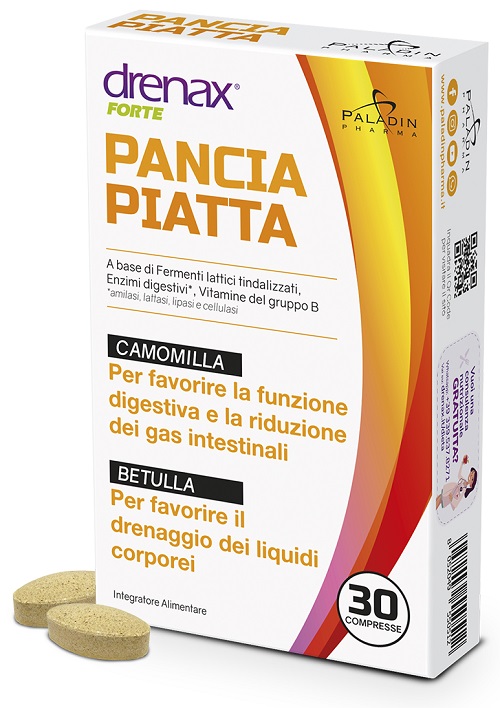 DRENAX FORTE PANCIA PIATTA 30 COMPRESSE - dottorbianchi.it