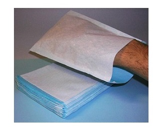 MANOPOLA IMPERMEABILE NON SAPONATA COLORE AZZURRO 100 PEZZI - dottorbianchi.it