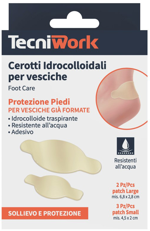 CEROTTI IDROCOLLOIDALI PER VESCICHE 5 PEZZI - dottorbianchi.it