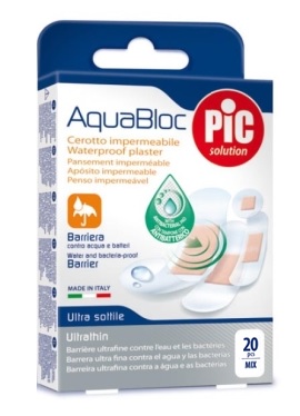 CEROTTO PIC AQUABLOC MIX ANTIBATTERICO 20 PEZZI - dottorbianchi.it