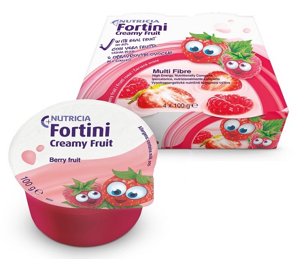 FORTINI CREAMY FRUIT MULTI FIBRE FRUTTI ROSSI 4X100 G - dottorbianchi.it