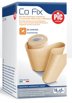 BENDA ELASTICA PIC CO FIX AUTOADESIVA 10X5CM MEDIUM ASTUCCIO - dottorbianchi.it