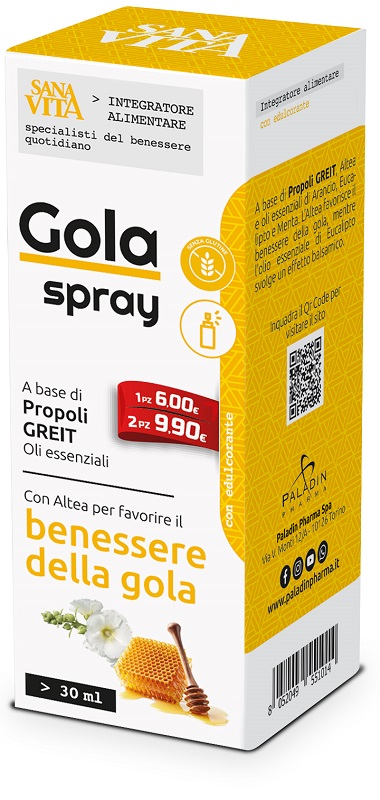 SANAVITA GOLA SPRAY 30 ML - dottorbianchi.it