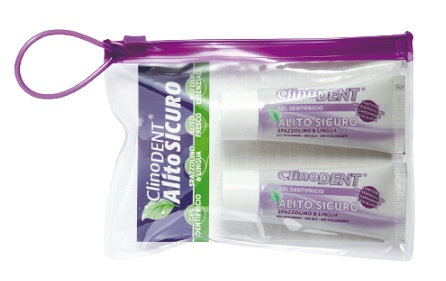 CLINODENT GEL DENTIFRICIO ALITO SICURO 2 TUBETTI DA 20 ML - dottorbianchi.it