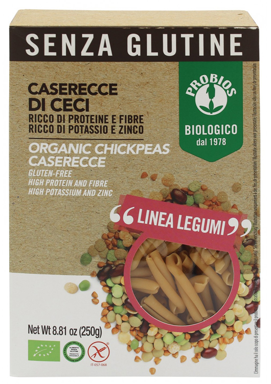 SPECIALITA' 100% LEGUMI CASERECCE CECI 250 G - dottorbianchi.it