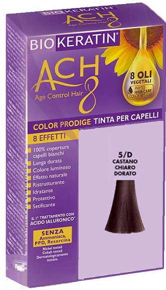 BIOKERATIN ACH8 COLOR PRODIGE 5/D CASTANO CHIARO DORATO - dottorbianchi.it
