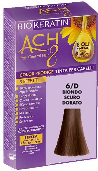 BIOKERATIN ACH8 COLOR PRODIGE 6/D BIONDO SCURO DORATO - dottorbianchi.it