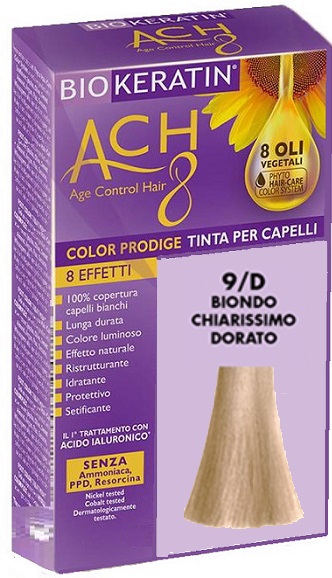 BIOKERATIN ACH8 COLOR PRODIGE 9/D BIONDO CHIARISSIMO DORATO - dottorbianchi.it