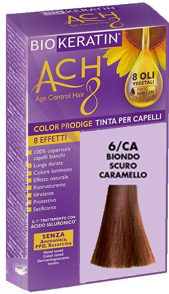 BIOKERATIN ACH8 COLOR PRODIGE 6/CA BIONDO SCURO CARAMELLO - dottorbianchi.it