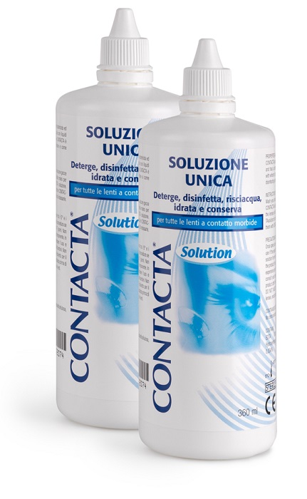 SOLUZIONE PER LENTI A CONTATTO CONTACTA 2 PEZZI 360 ML - dottorbianchi.it