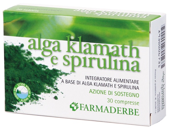 ALGA KLAMATH E SPIRULINA 30 COMPRESSE - dottorbianchi.it