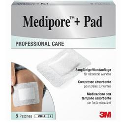 MEDICAZIONE MEDIPORE+PAD 10X15CM 5PEZZI - dottorbianchi.it