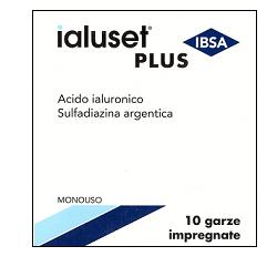 GARZA MEDICATA IALUSET 10X10 CM 10 PEZZI - dottorbianchi.it