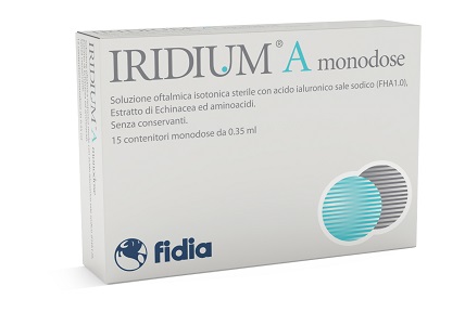 IRIDIUM A GOCCE OCULARI 15 FLACONCINI MONODOSE 0,35 ML - dottorbianchi.it