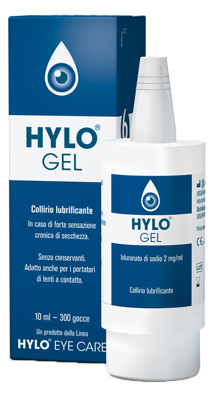 HYLO-GEL COLLIRIO LUBRIFICANTE ACIDO IALURONICO 0,2% 10 ML - dottorbianchi.it