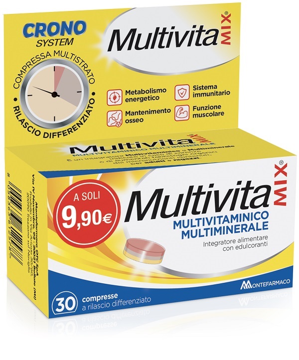 MULTIVITAMIX CRONO 30 COMPRESSE  - dottorbianchi.it