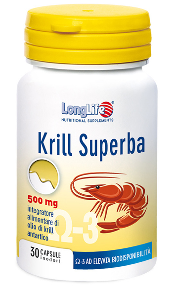 LONGLIFE KRILL SUPERBA 30 CAPSULE - dottorbianchi.it