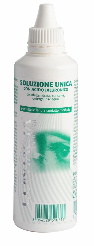 SOLUZIONE OCULARE CON ACIDO IALURONICO CONTACTA 100ML MARCHIO CE - dottorbianchi.it