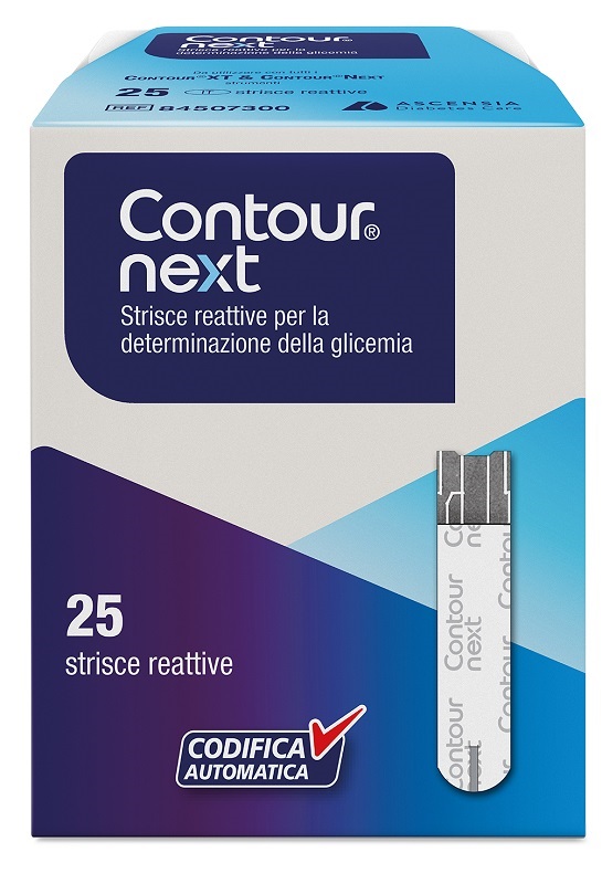 STRISCE MISURAZIONE GLICEMIA CONTOUR NEXT 25 PEZZI - dottorbianchi.it