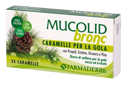 MUCOLID BRONC PROPOLI&PINO 24 CARAMELLE - dottorbianchi.it