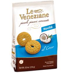 LE VENEZIANE BISCOTTI COCCO 250 G - dottorbianchi.it