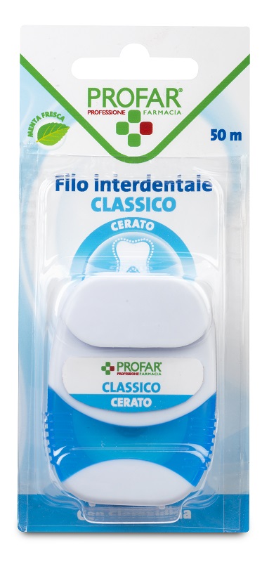 FILO INTERDENTALE CON CLOREXIDINA 50 M PROFAR - dottorbianchi.it