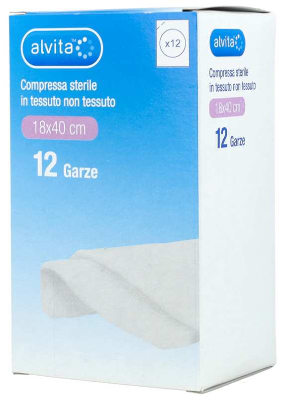 GARZA COMPRESSA TNT 18X40CM 12 PEZZI - dottorbianchi.it