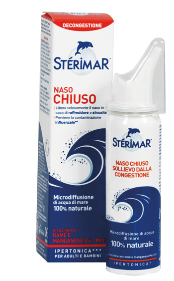 STERIMAR IPERTONICO CU/MC NASO CHIUSO SPRAY 50 ML - dottorbianchi.it