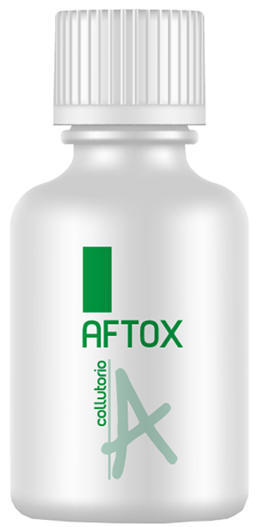AFTOX COLLUTORIO FLACONE BIANCO, CON TAPPO E MISURINO DISPOSITIVO MEDICO INDICATO IN TUTTE LE LESIONI DEL CAVO ORALE E NEI PROCESSI INFIAMMATORI CORRELATI 100 ML 1 PEZZO - dottorbianchi.it