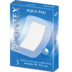 GARZA COMPRESSA PRONTEX AQUA PAD 10X12,5 CM 3 PEZZI - dottorbianchi.it