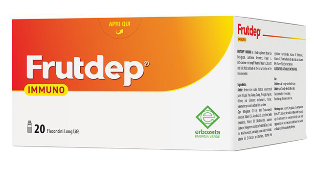 FRUTDEP IMMUNO 20 FLACONCINI 10 ML - dottorbianchi.it