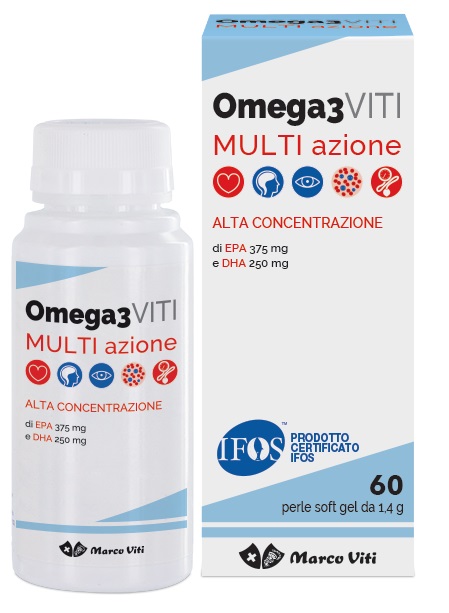 OMEGA3 VITI MULTIAZIONE 60 PERLE - dottorbianchi.it