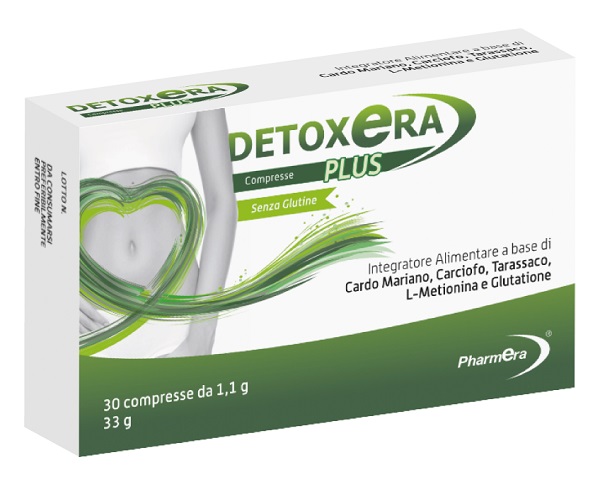 DETOXERA PLUS INTEGRATORE ALIMENTARE PER STIPSI E TRANSITO INTESTINALE 30 COMPRESSE - dottorbianchi.it