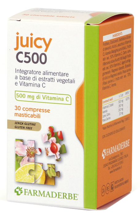 JUICY C500 30 COMPRESSE MASTICABILI - dottorbianchi.it