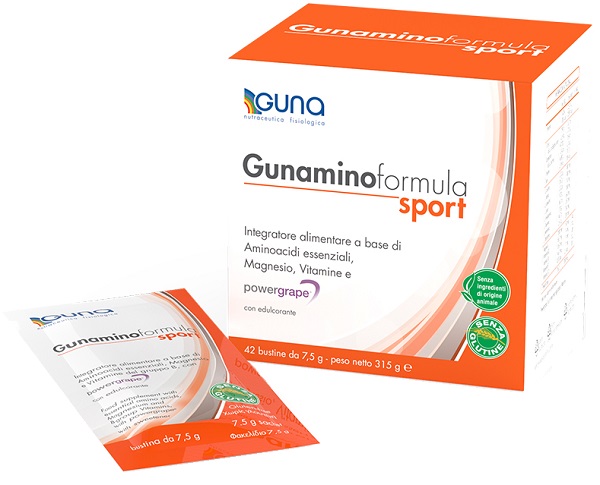GUNAMINOFORMULA SPORT 42 BUSTE 315 G - dottorbianchi.it