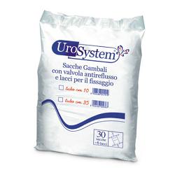 SACCA DI DRENAGGIO DA GAMBA PER INCONTINENZA UROSYSTEM TUBO 35 CM 30 PEZZI - dottorbianchi.it