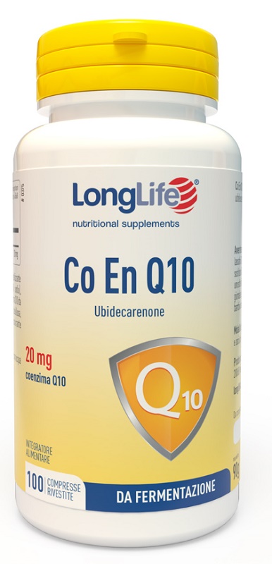 LONGLIFE CO EN Q10 20MG 100 COMPRESSE - dottorbianchi.it