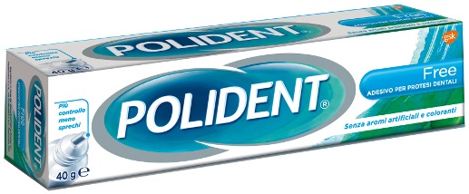 POLIDENT FREE ADESIVO PER PROTESI DENTARIA 40 G - dottorbianchi.it