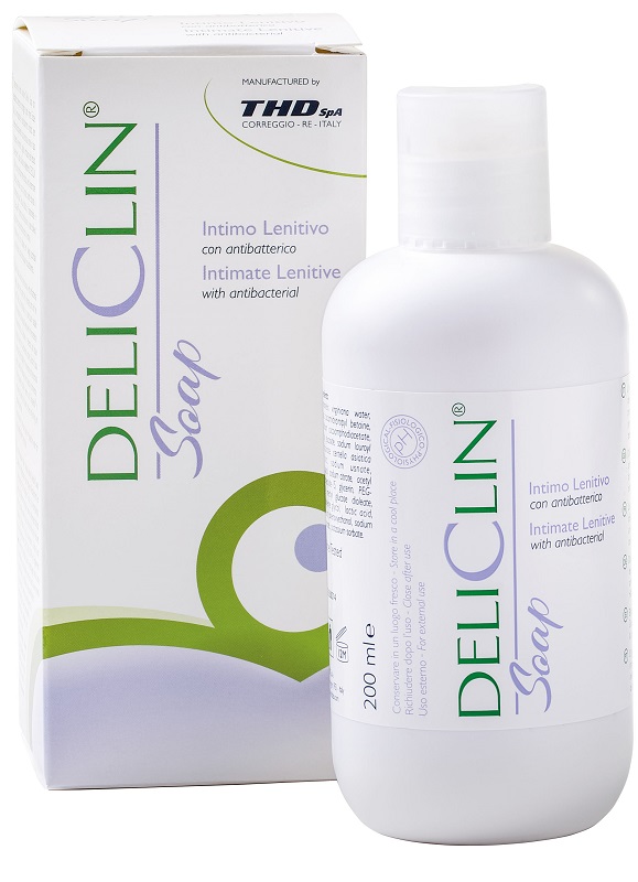 DELICLIN SOAP DETERGENTE INTIMO LENITIVO CON ANTIBATTERICO 200 ML - dottorbianchi.it