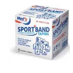 CEROTTO MEDS IN TELA BIANCA SPORTIVO 1000X2,5CM - dottorbianchi.it