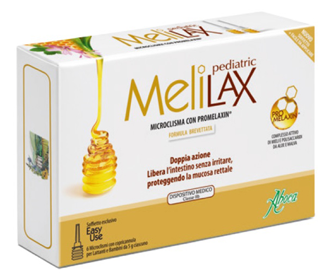 MELILAX PEDIATRIC MICROCLISMI 6 PEZZI 5 G - dottorbianchi.it