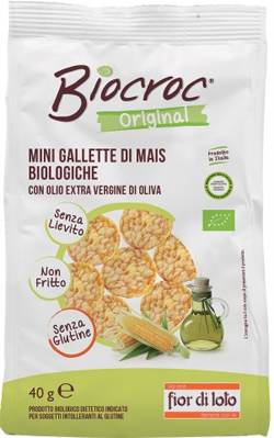 BIOCROC MINI GALLETTE MAIS BIO 40 G - dottorbianchi.it